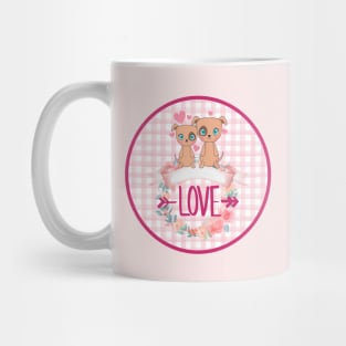 LOVE Cute Puppies dogs Mug